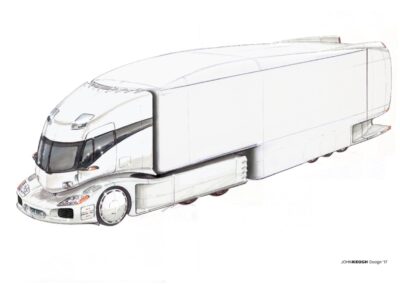 Series Hybrid Electric HGV1 Truck